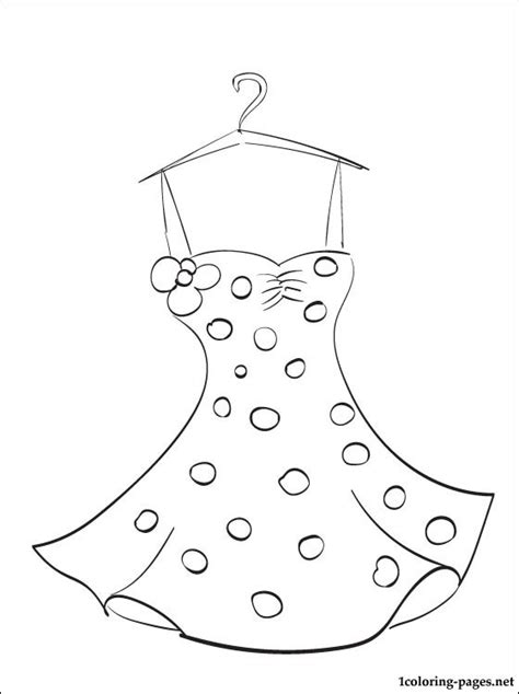 summer clothes coloring pages coloring home