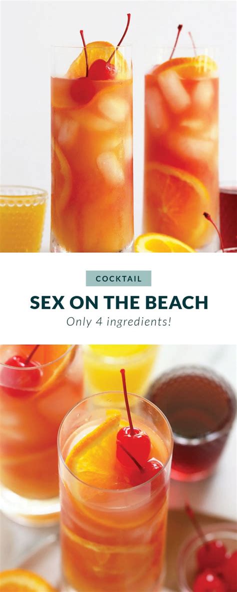 Sex On The Beach Recipe 4 Ingredients Fit Foodie Finds
