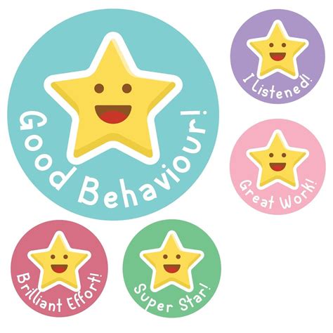 Good Behaviour Star Reward Stickersdefault Title Reward Stickers
