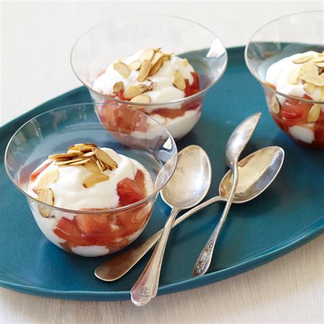 Weight watchers is a program that encourages participants to stay active and to eat right. Plum Dessert Parfaits with Yogurt and Almonds | Recipes ...