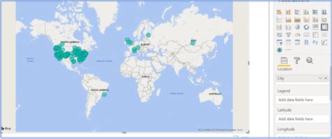 Power BI Bubble Map Shape Map And Filled Map Examples