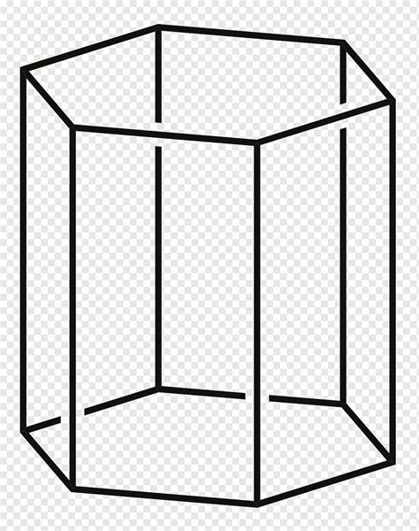 Hexagonal Prism Shape Geometry Prism Angle Furniture Rectangle Png