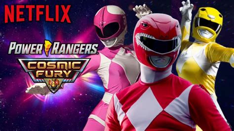 All The Mighty Morphin Power Rangers In Cosmic Fury Netflix Series