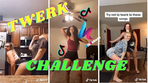 Try Not To Twerk Challenge Tiktok Compilation Youtube