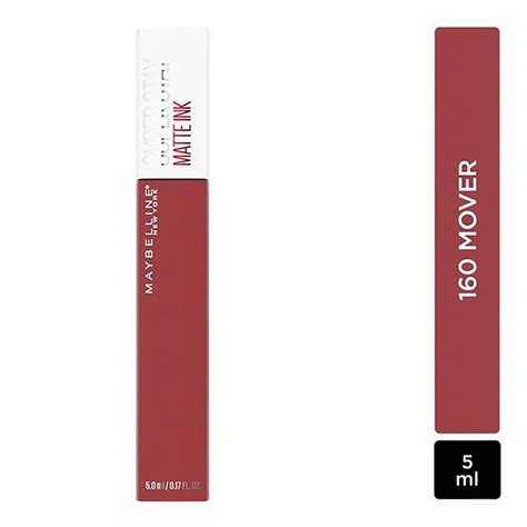 Labial Líquido Maybelline Super Stay Matte Ink 160 Pink Mover Rosa 5 Ml