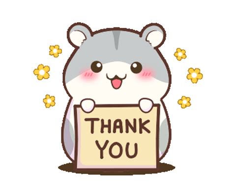 Animated Transparent Cute Thank You Thank You Thanks Transparent