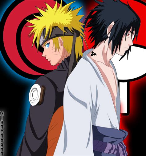 Naruto Uzumaki And Sasuke Uchiha By Nikocopado On Deviantart