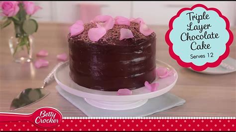 Still have it, although the front cover is gone! Chocolate Layer Cake Recipe - Betty Crocker™ - YouTube