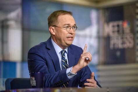 White House Chief Of Staff Mulvaney Wont Rule Out Possibility Of