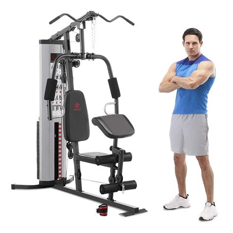 Marcy Pro MWM Home Gym System Pound Adjustable Weight Stack Machine Walmart Com