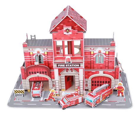 3d Construction Craft Fire Station Lolas Rooms