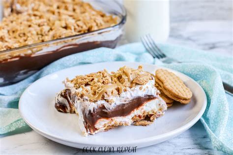 Easy No Bake Peanut Butter Dessert Cook Clean Repeat