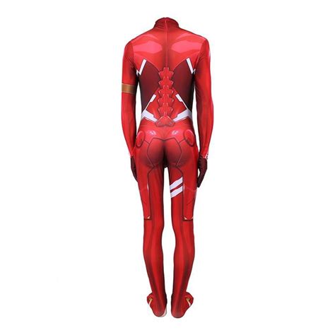Anime DARLING In The FRANXX Zero Two Jumpsuit Cosplay Costumes High Quality Cosplay