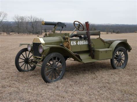 1916 Ford Model T Us Army Vehicle With 30 Cal Rareford Rare Autos