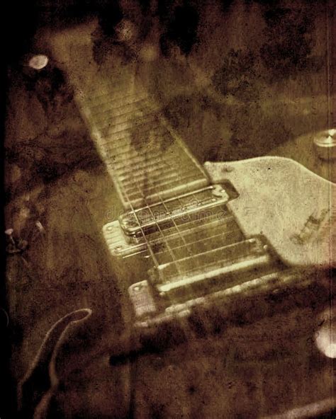 Fondo De La Guitarra De La Textura De Grunge Stock De Ilustración