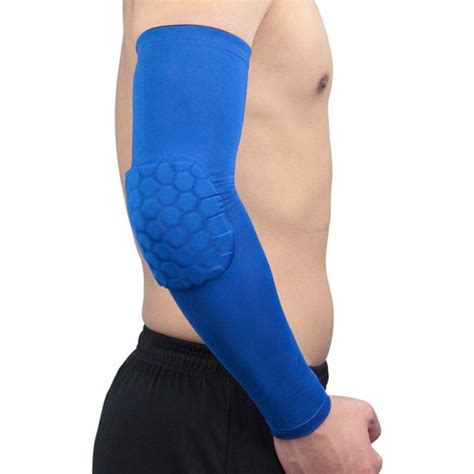promotion padded elbow forearm sleeves compression arm protective support single pack