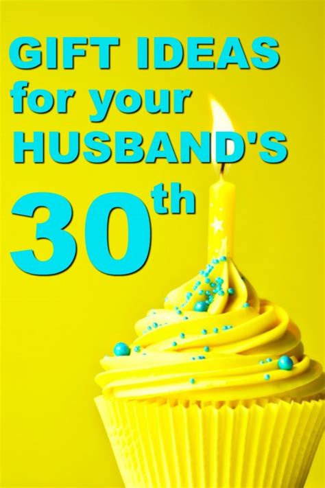 Our list of the best gifts for husbands is a good place to start. 20 Gift Ideas for Your Husband's 30th Birthday - Unique Gifter