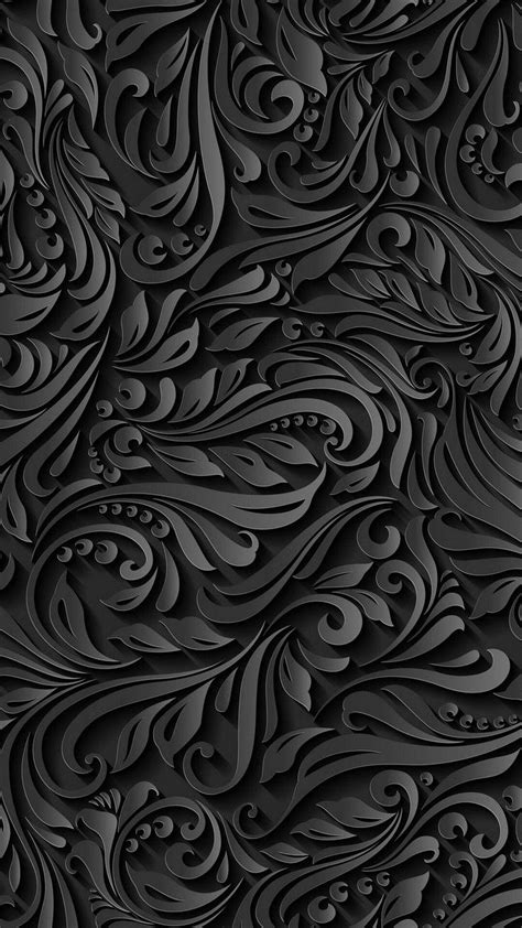 Black Patterns Wallpapers Wallpaper Cave