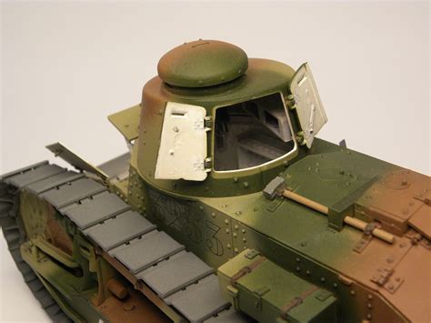 French Light Tank Renault Ft Plastic Model Military Tank Kit 116