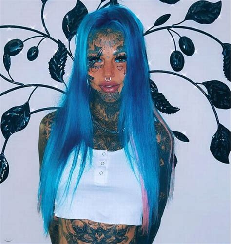 Tattoo Model Flaunts New Face Design After Covering Of Herself In Ink Big World Tale