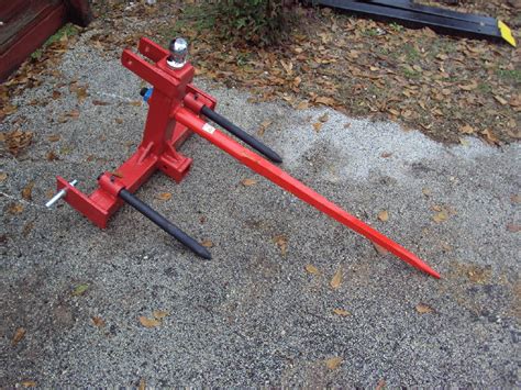 Agri 3pt Hay Spear Receiver Hitch And Gooseneck Mover New Magnolia