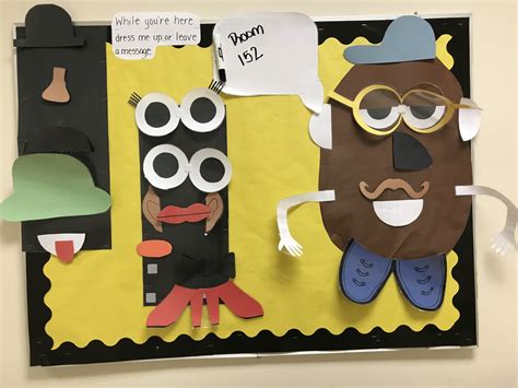 Mr Potato Head Interactive Bulletin Board For School Hall Or Classroom