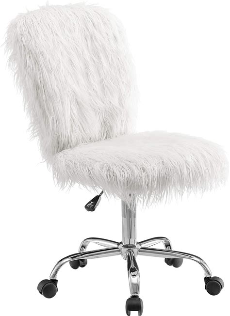 White Fluffy Chair