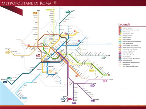 Cartina Treni Roma Tomveelers