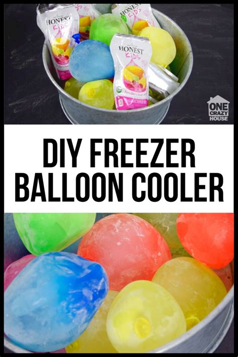 Diy Cooler With Frozen Balloons With Video Frozen Water Balloons