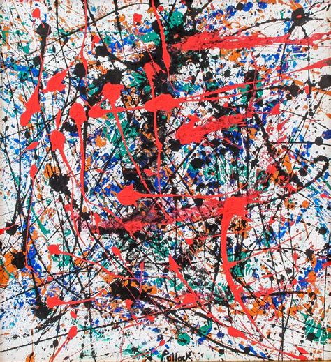 Jackson Pollock American Abstract Oil On Canvas Jul 04 2019 888