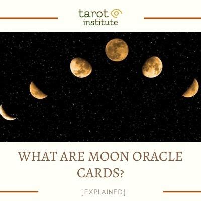 What Are Moon Oracle Cards Explained Tarot Institute