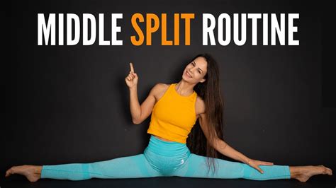 Middle Split Stretches Follow Along Youtube
