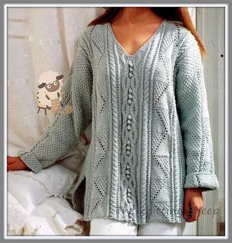 Baby knitting patterns jumper knitting pattern cable knitting easy knitting knitting designs circular knitting patterns sweater patterns knitting ideas knitting projects. PDF Knitting Pattern for Ladies Aran Sweater Top 32-42 ...