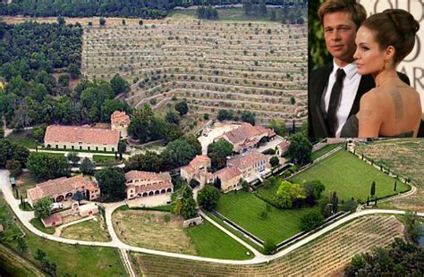 Brad Pitt Et Angelina Jolie Château De Miraval Dans Le Sud De La France