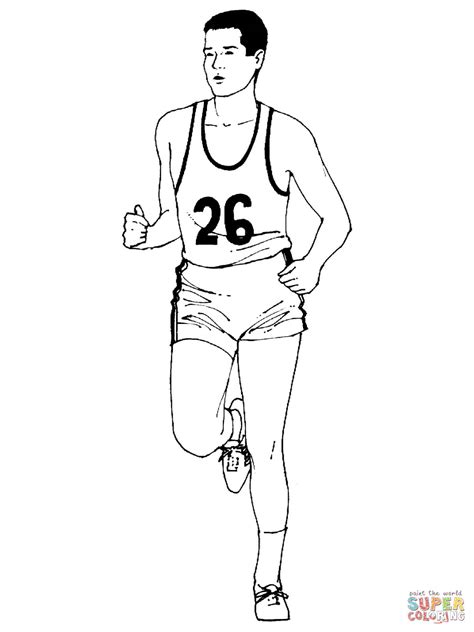 Dibujos Para Colorear De Atletismo Dibujos Para Colorear De Atletismo