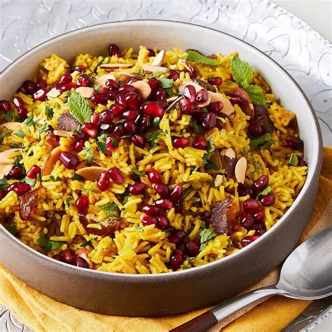 Jeweled Rice Spiced Middle Eastern Yellow Rice Tara Teaspoon