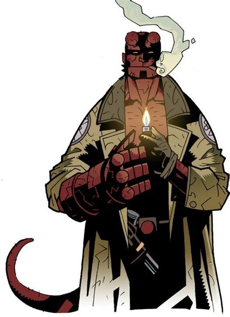 Hellboy Hellboy Art Character Drawing Hellboy Comic