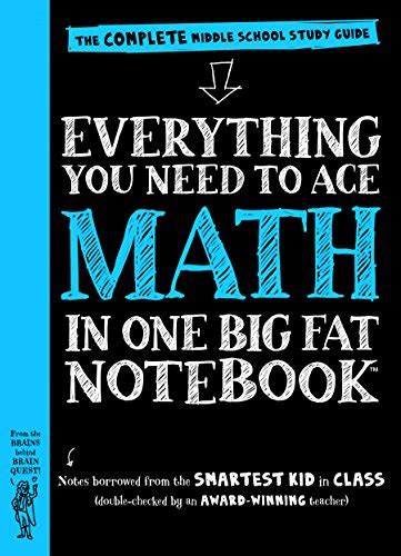 Everything You Need To Ace Math In One Big Fat Notebook The Complete