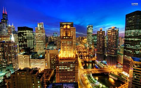 Chicago Skyline Wallpapers Wallpaper Cave