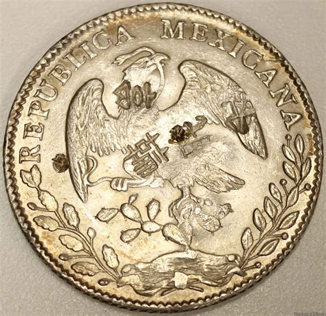 1882 Mexico 8 Reales Silver Coin Professional Dealers Of Coins Bank