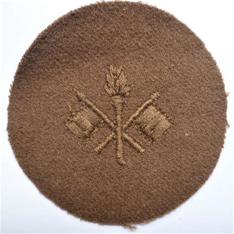 Ww1 Us Army Signal Corps Cloth Badge Original American Army Insignia