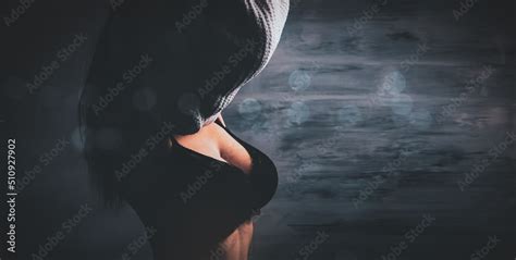 Sexy Young Woman Takes Off Her Clothes Foto De Stock Adobe Stock
