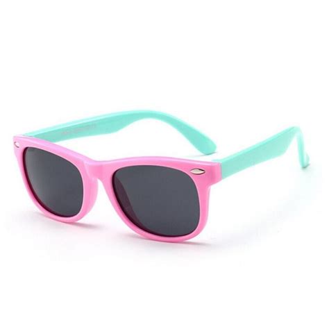 Kids Sunnies Pink And Light Green Kidz Sunnies