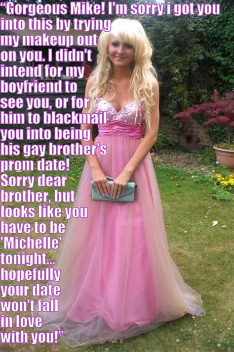Pin By Mellisa On Girly Captions Prom Captions Crossdressers Tg Captions