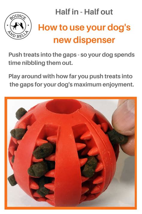 Dog Treat Dispenser Toy And Grain Free Poultry Treats Bounce And Bella