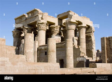 Temple Of Khnum Esna Egypt Stock Photo Alamy