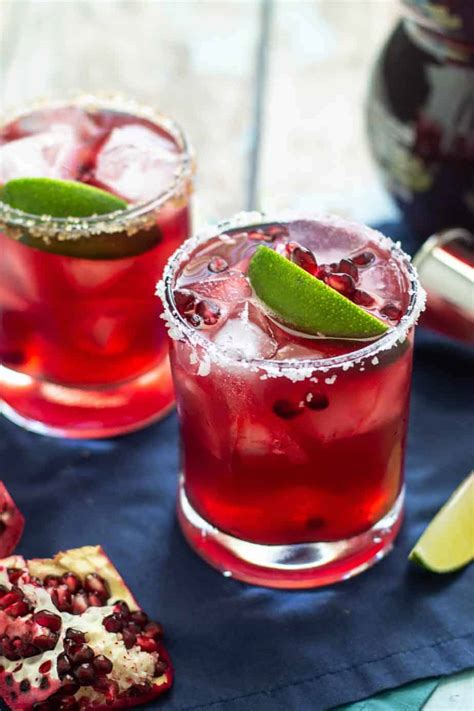 Perfect Pomegranate Margaritas Recipe A Nerd Cooks