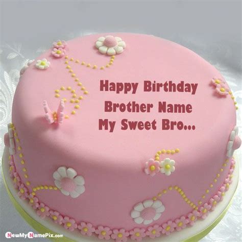 Check out our birthday gift for brother selection for the very best in unique or custom, handmade pieces from our spa kits & gifts shops. Birthday Cake With Name Brother Wishes Profile Pictures ...