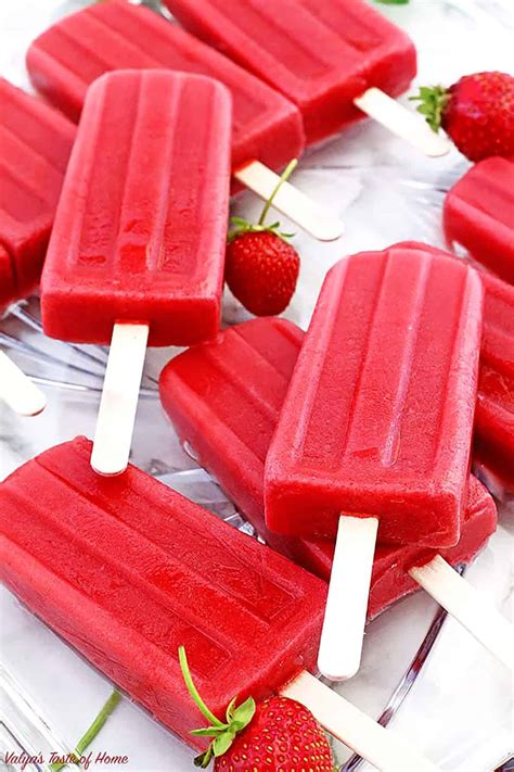 perfect strawberry popsicles recipe 10 minutes prep time