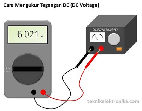 Cara Mengukur Tegangan Dc Dc Voltage